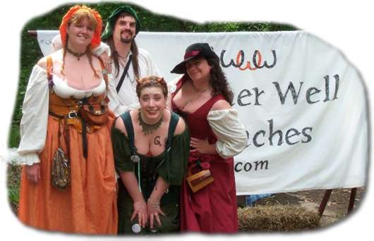 Willa, John-Paul, Sheila and Keirra: The Washer Well Wenches